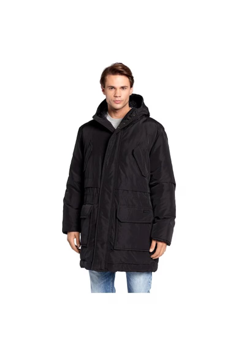 Trussardi Мъжко ватирано яке - Черно