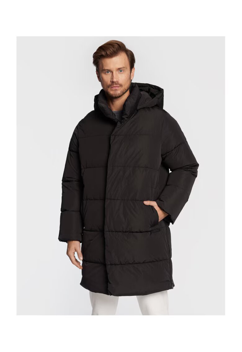Trussardi Мъжко зимно яке 52S00742-1T004085 - Полиестер - 58 EU - Черно