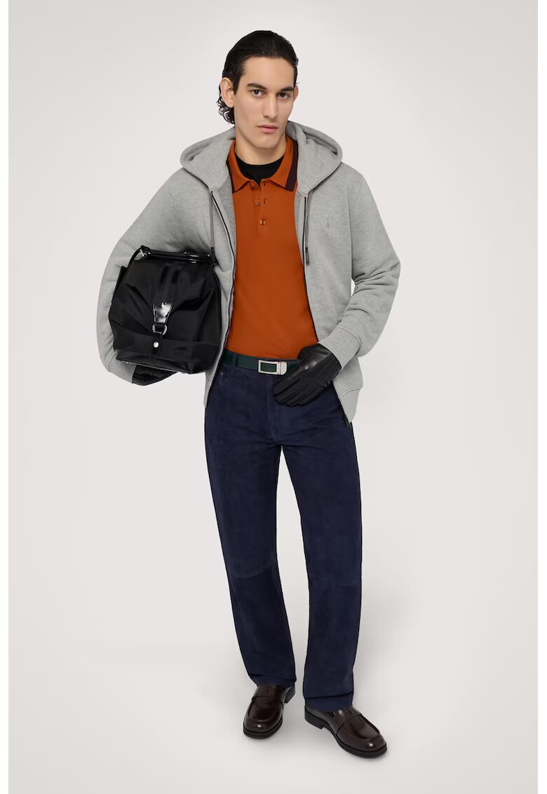 Trussardi Пуловер с яка и цепка с копчета