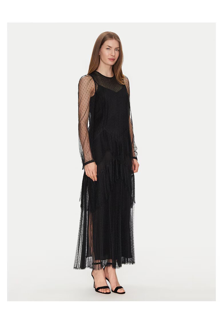 Twinset Дамска лятна рокля черна