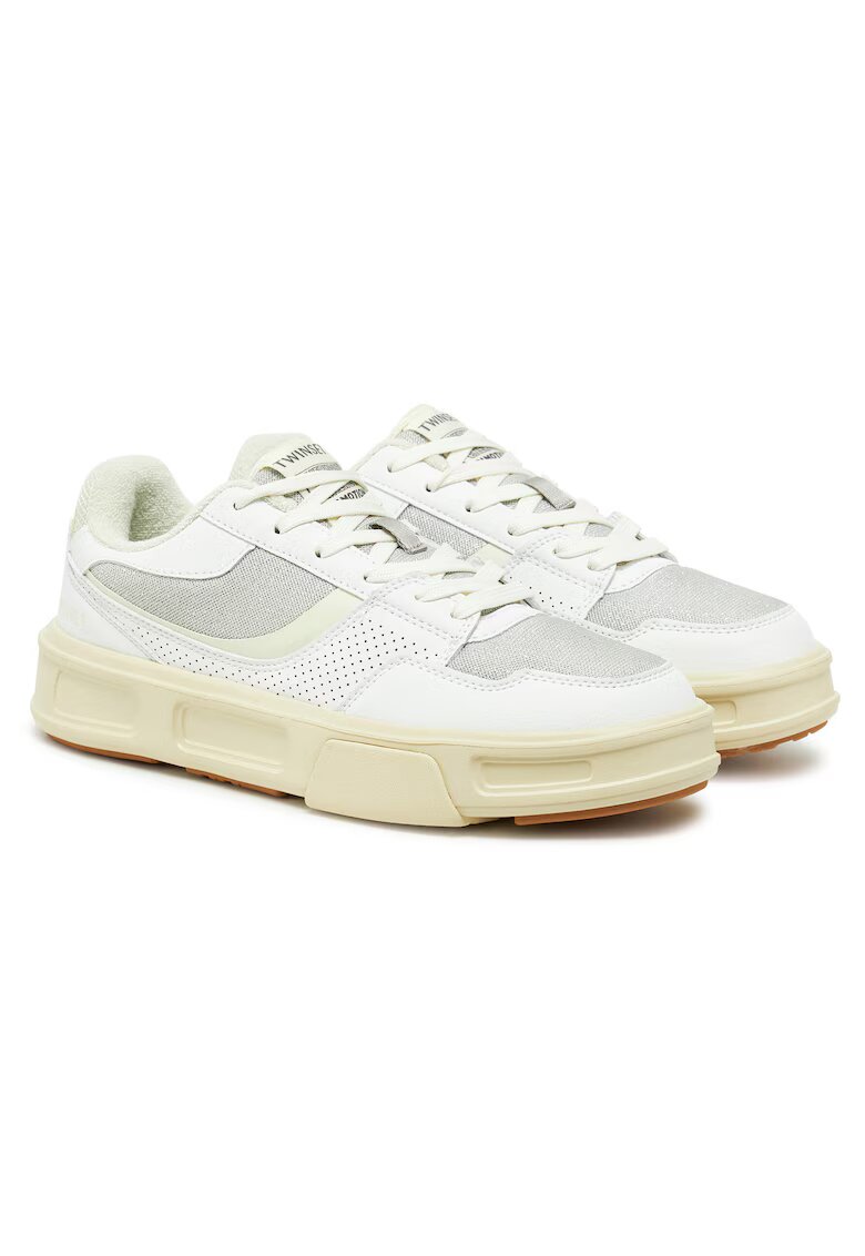 Twinset Дамски кецове Bianco Ottico - 251TCP034 - Бял/сребрист