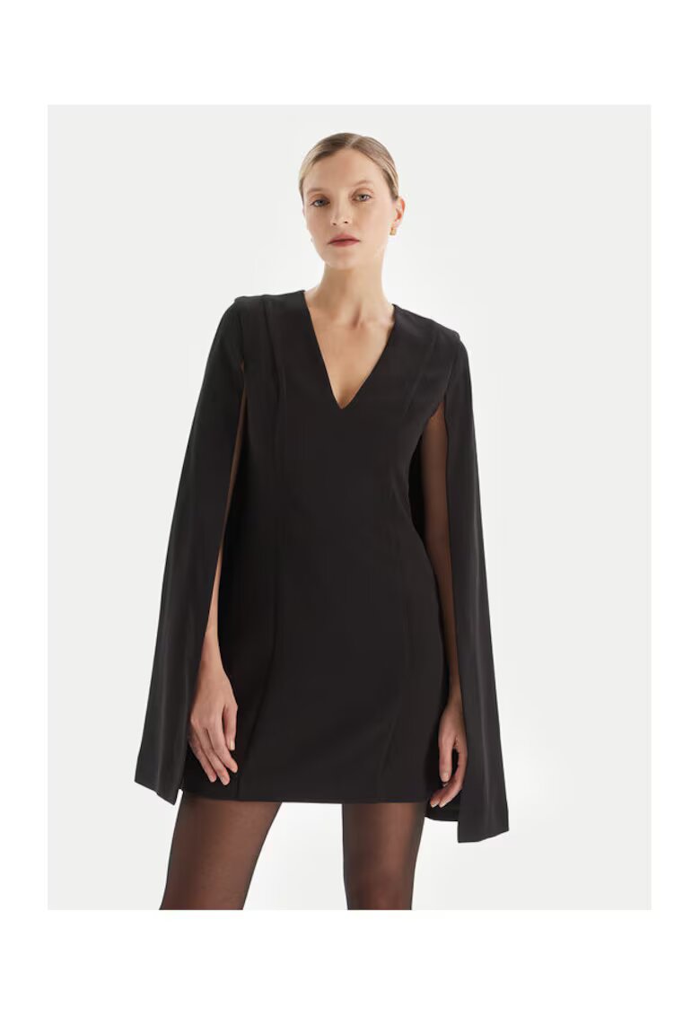 Twinset Коктейлна рокля черна