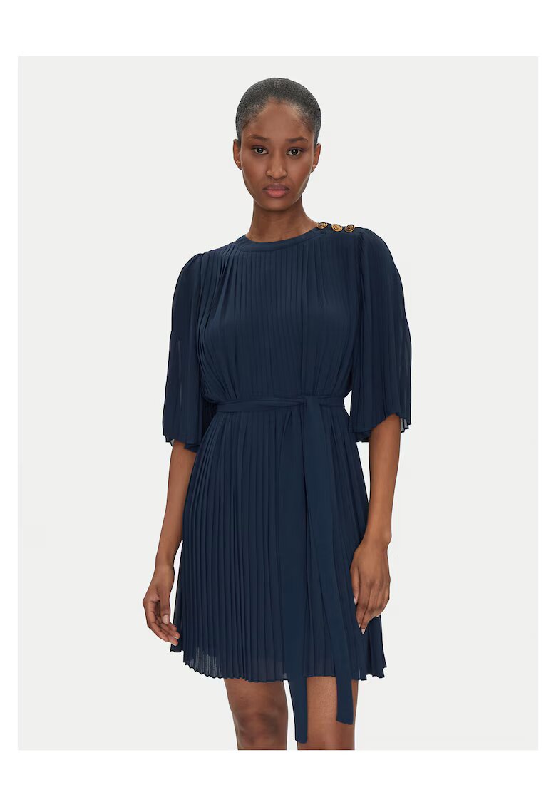 Twinset Коктейлна рокля тъмносиня
