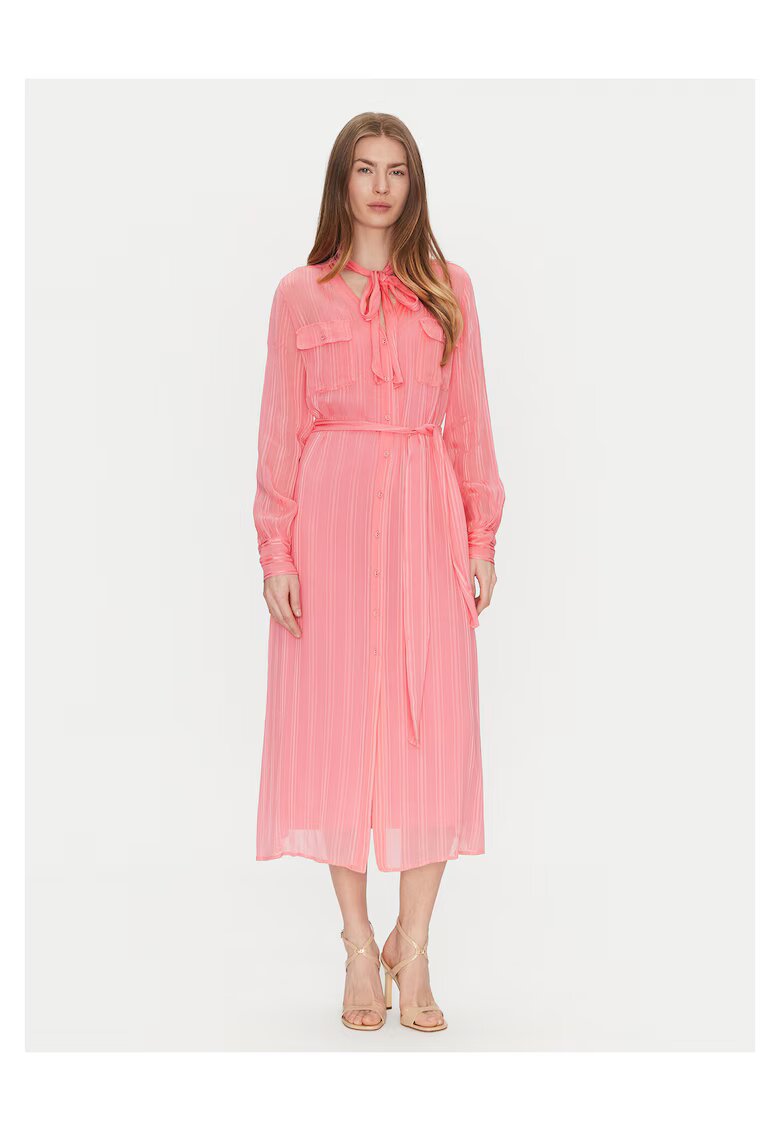 Twinset Рокля риза оранжева