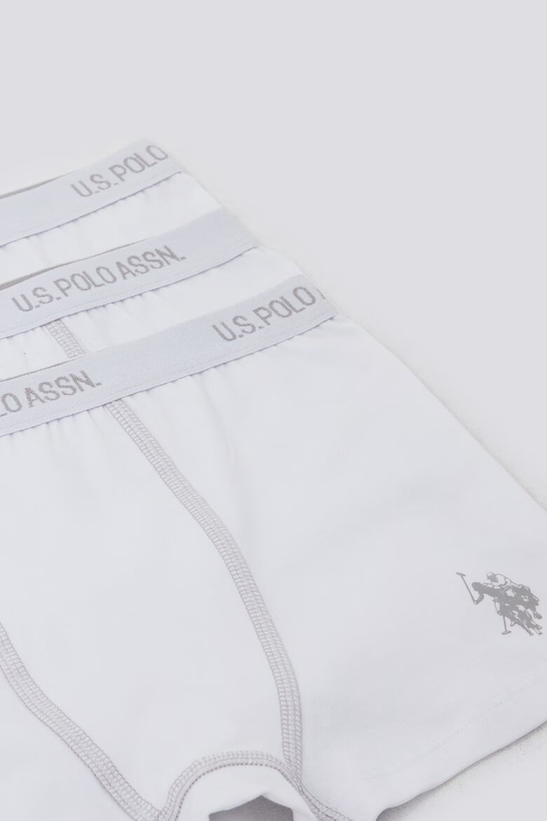 U.S. Polo Assn. Боксерки - 3 чифта Бял