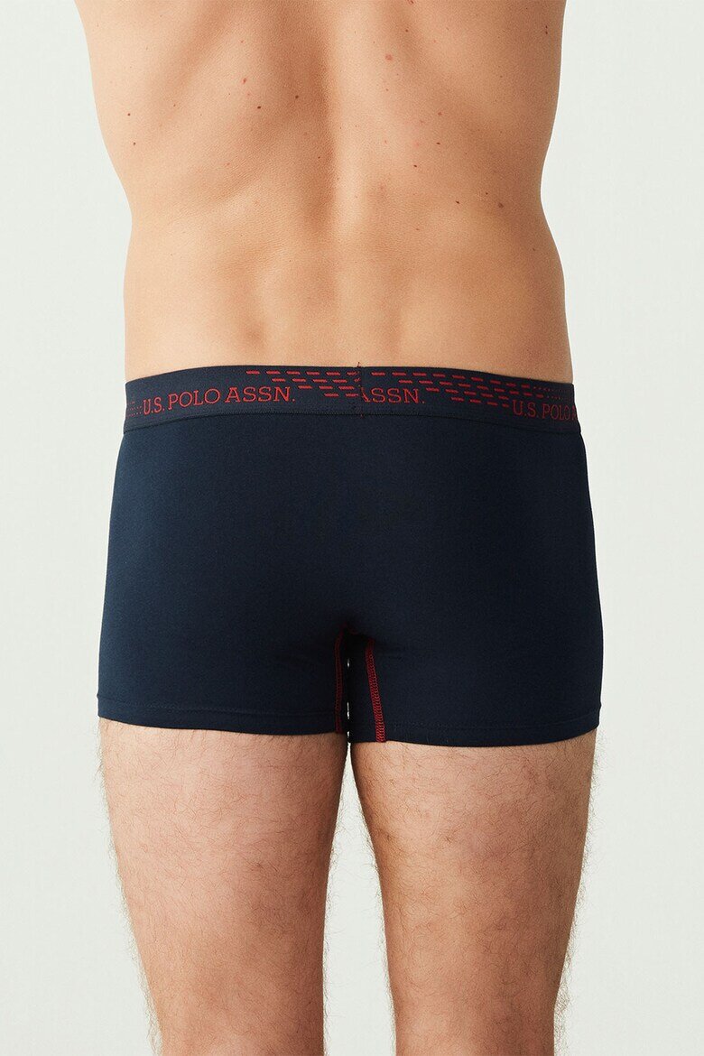 U.S. Polo Assn. Боксерки с лого - 3 чифта Жълт/Кралско Синьо/Тъмносин