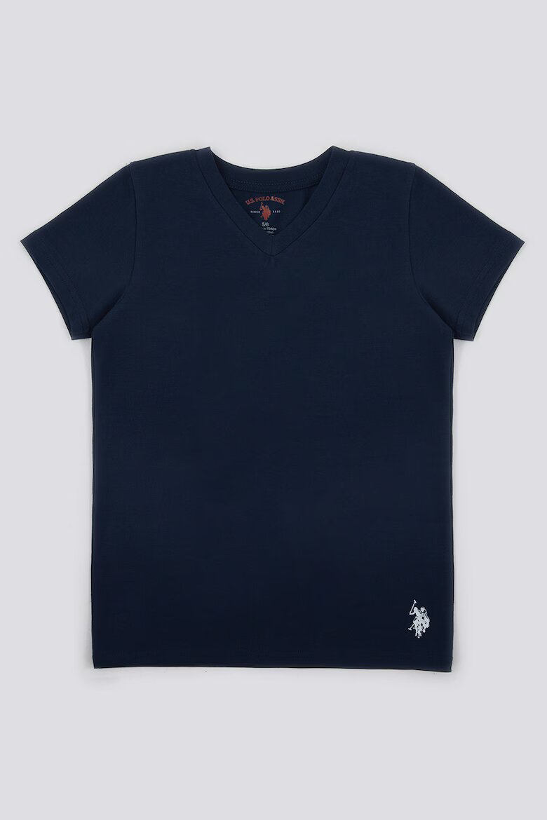 U.S. Polo Assn. Домашна тениска с шпиц Ултрамарин синьо