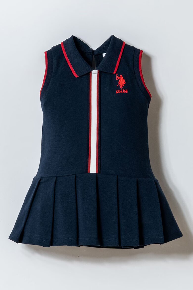 U.S. Polo Assn. Къса рокля с лого Червен/Бял/Тъмносин