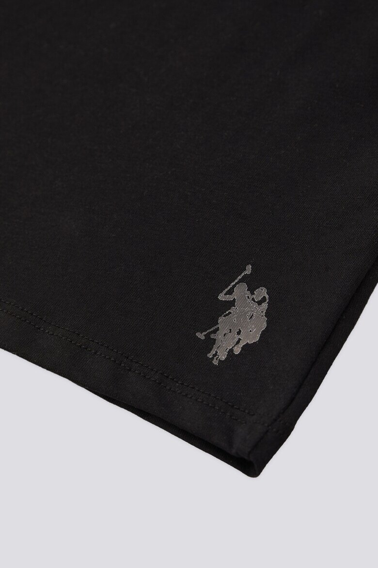 U.S. Polo Assn. Памучни топове 2 броя Черен
