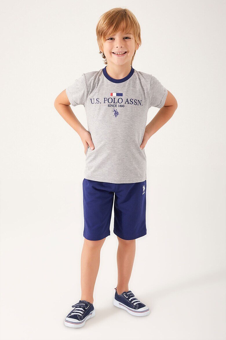 U.S. Polo Assn. Тениска и шорти с лога