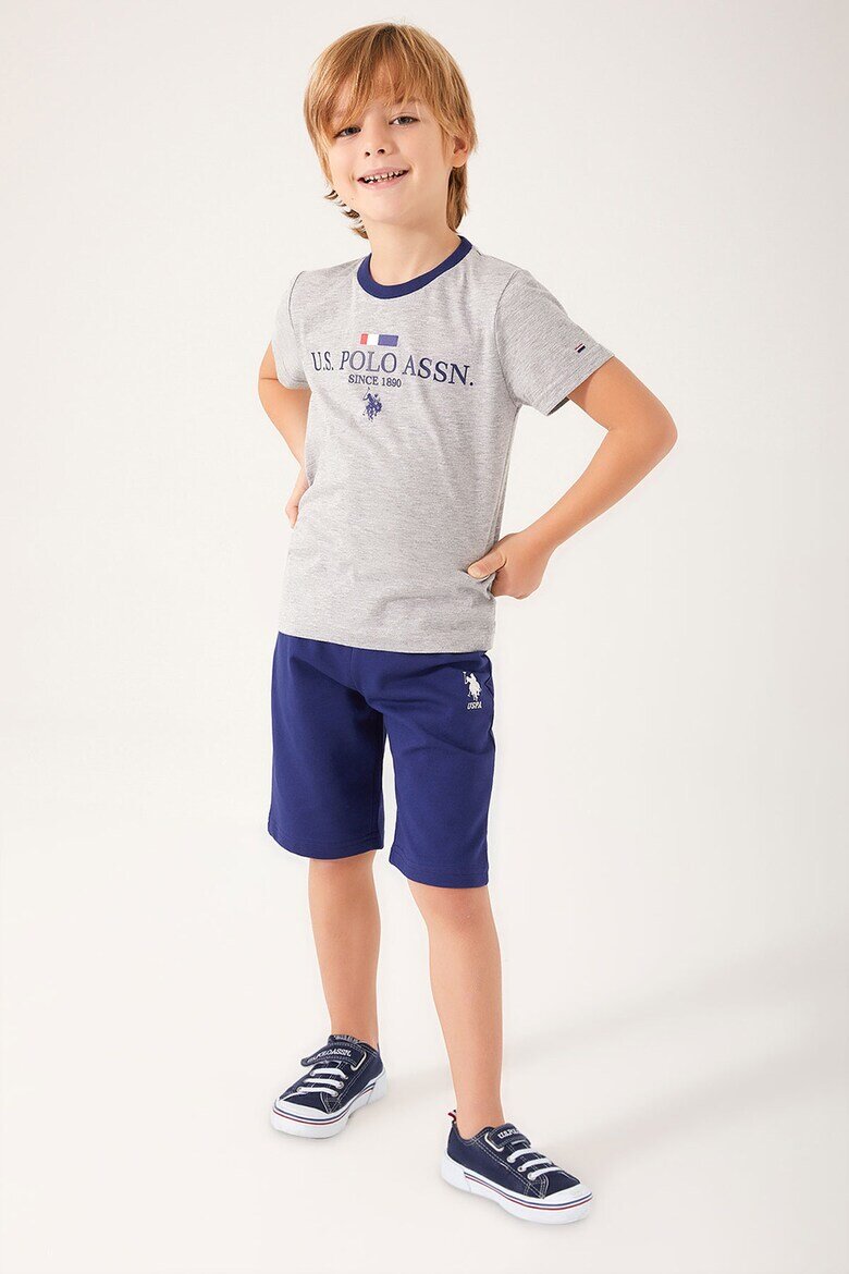 U.S. Polo Assn. Тениска и шорти с лога