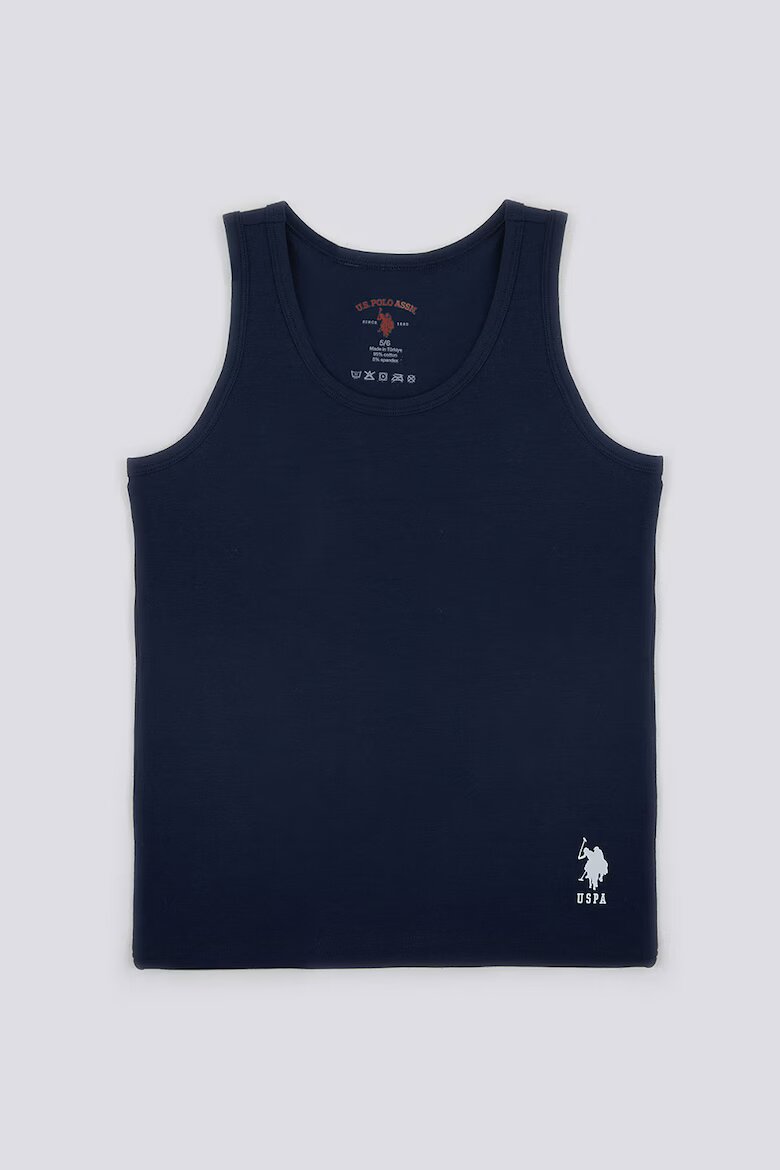 U.S. Polo Assn. Топове 2 броя Бял/Тъмносин
