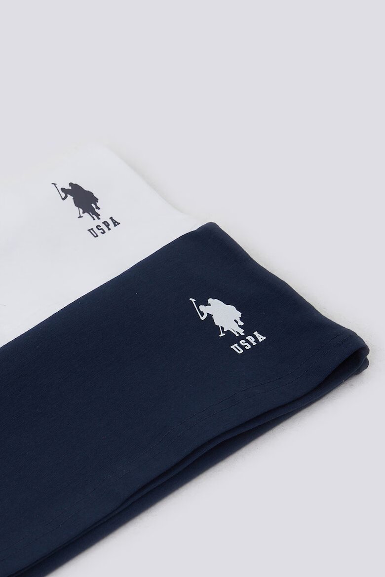 U.S. Polo Assn. Топове 2 броя Бял/Тъмносин