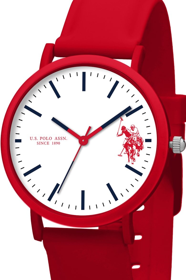U.S. Polo Assn. Унисекс часовник със силиконова каишка