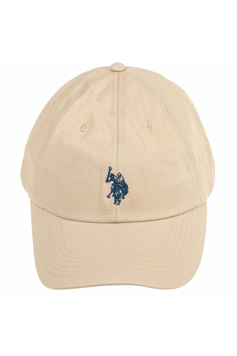U.S. Polo Assn. Унисекс шапка с лого Бежов