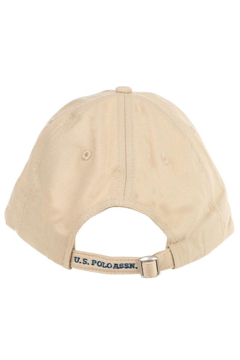 U.S. Polo Assn. Унисекс шапка с лого Бежов