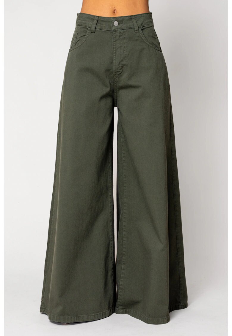 uFIT Дънки от деним - широки - khaki military green