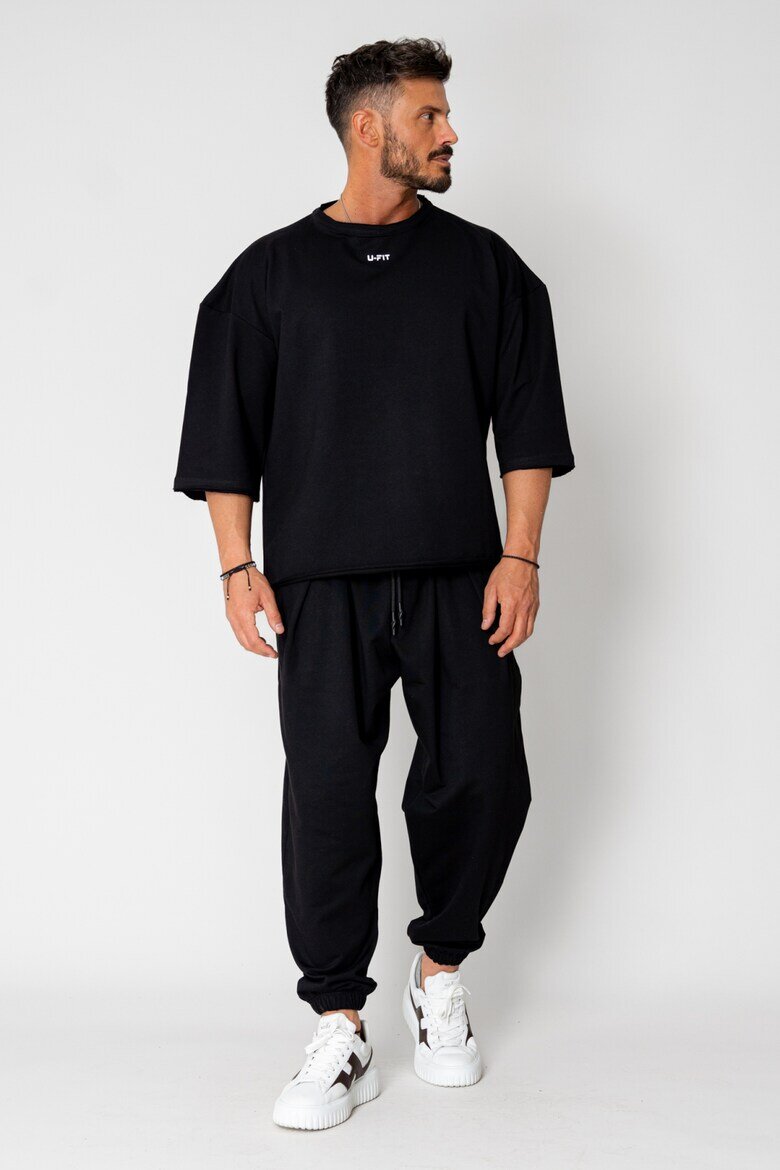 uFIT Комплект Flex Oversized тениска и широки панталони Черен 15397 Черен