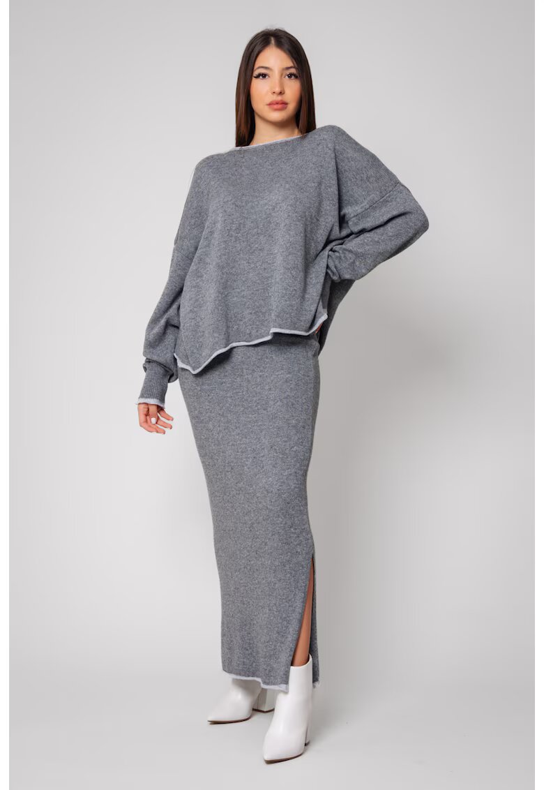 uFIT Комплект Sylvie с пола от смес от вълна и кашмир - Grey 14613