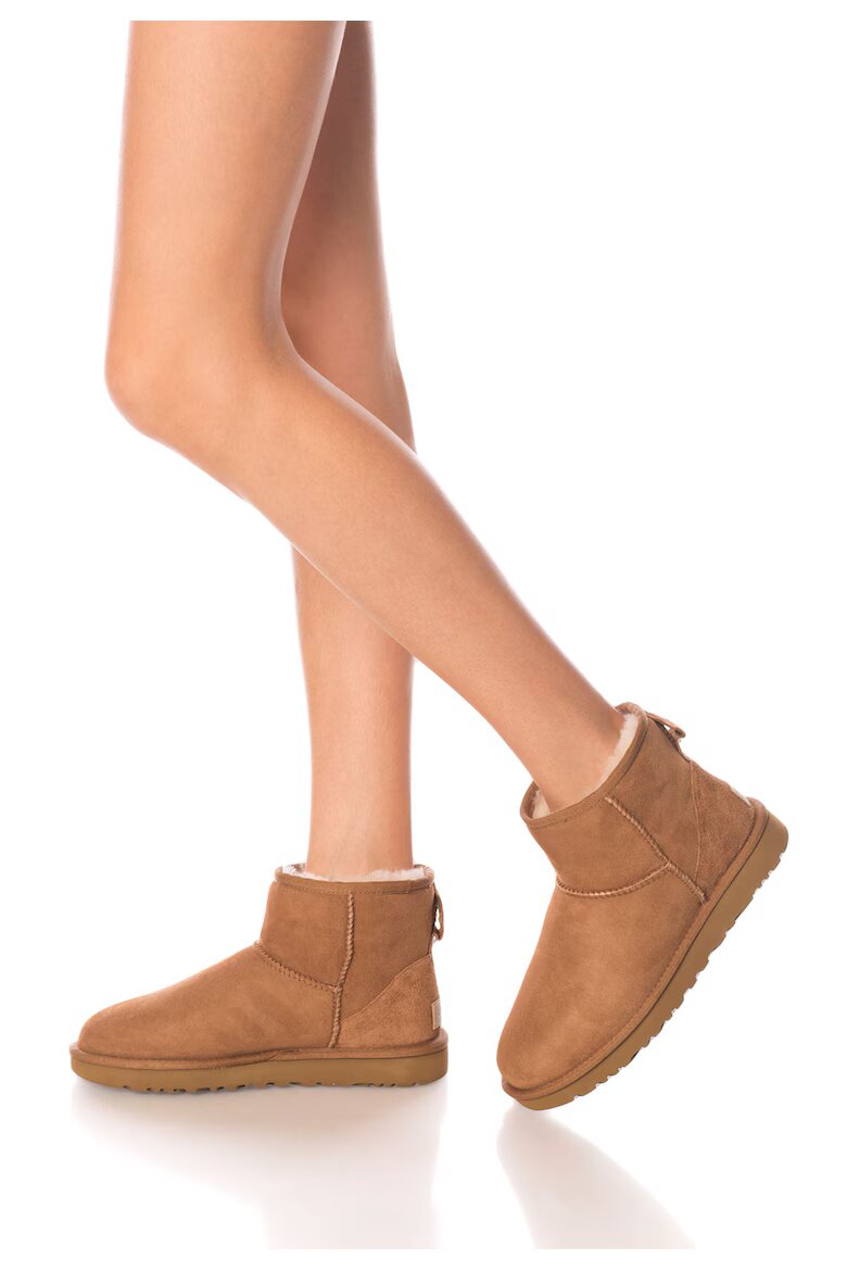 UGG Australia Велурени боти в камел