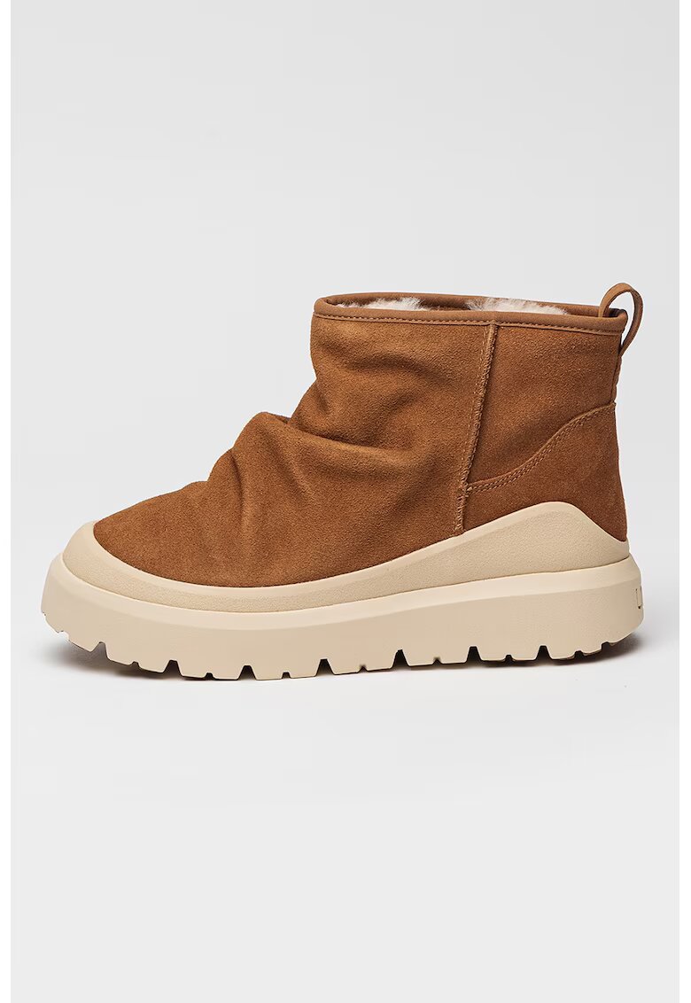 UGG Боти Heritage Utility от велур със синтетика