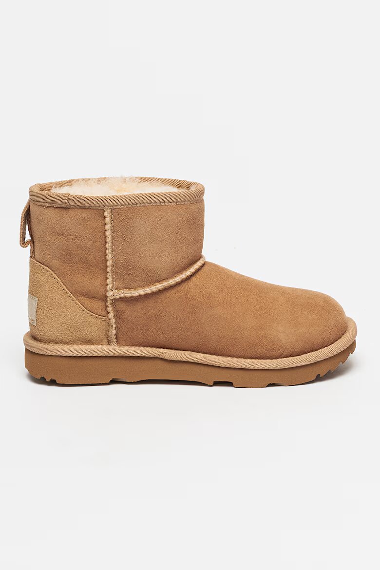 UGG Боти от велур Classic II Mini Светлокафяв