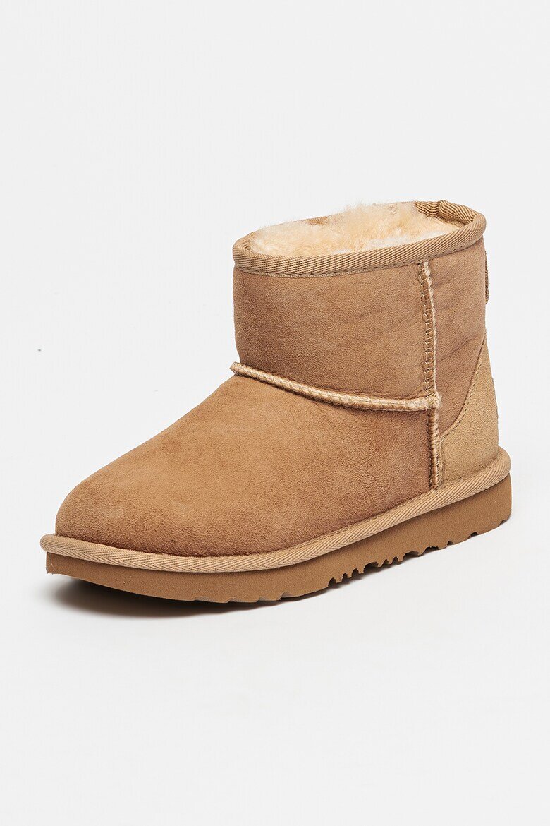 UGG Боти от велур Classic II Mini Светлокафяв