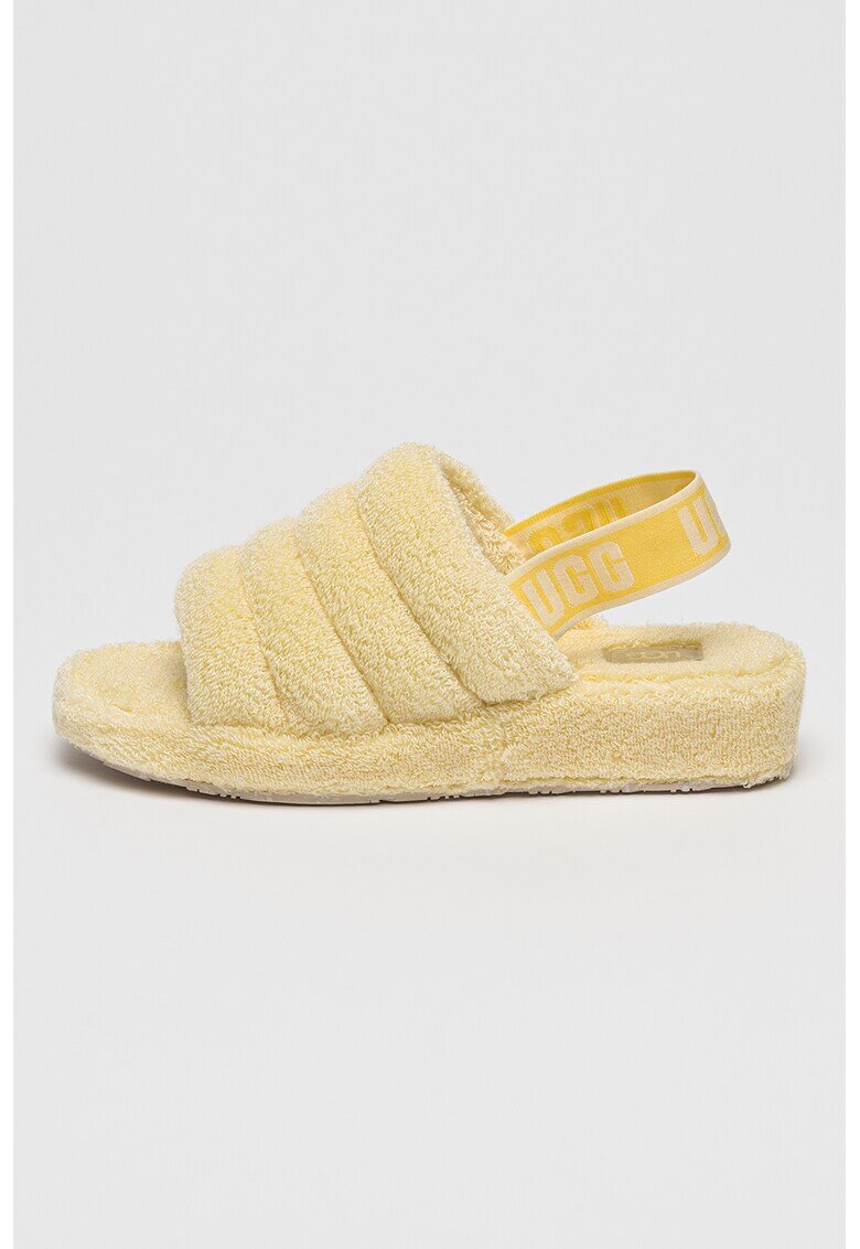 UGG Дамски чехли - Текстил - Бледожълт