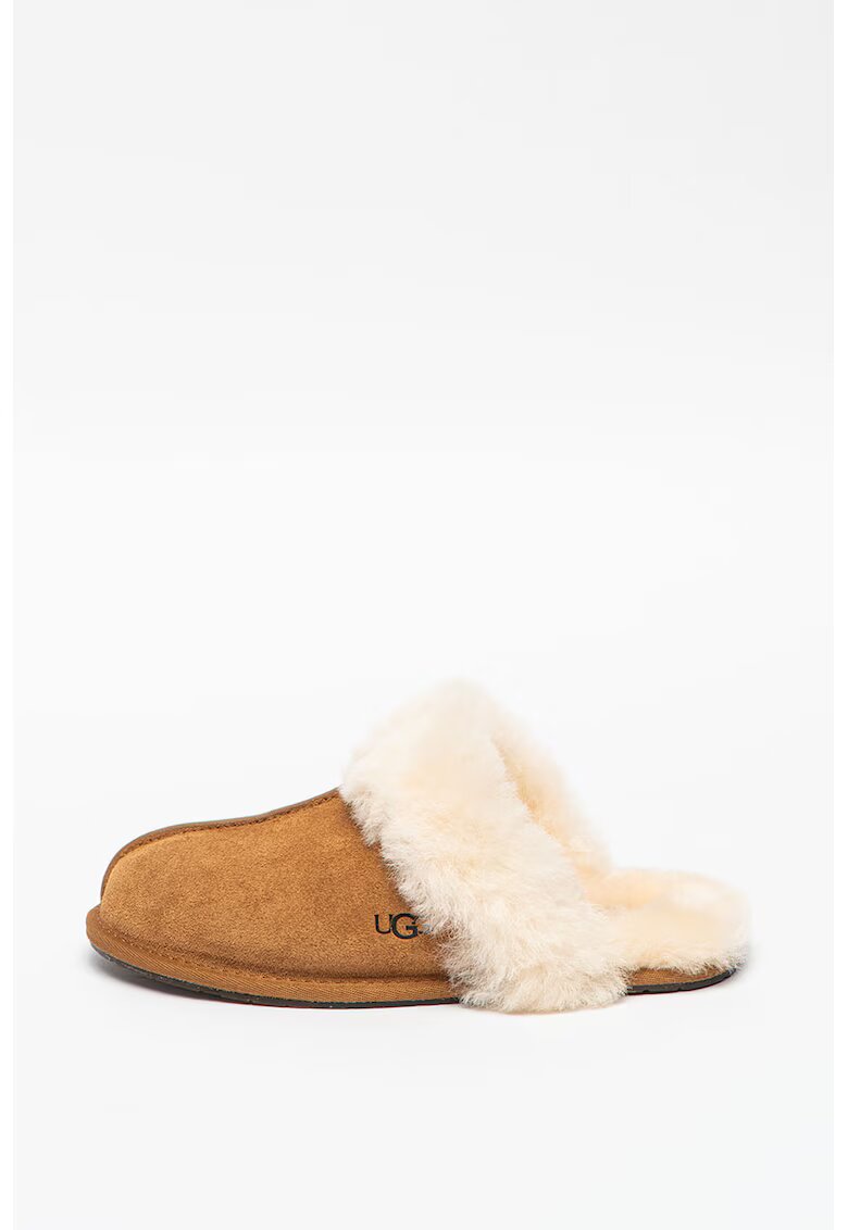 UGG Домашни велурени пантофи Scuffette II с овча кожа