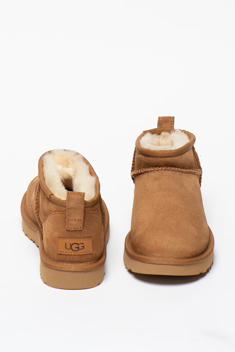 UGG Класически slip-on мини велурени ботуши - 43797 Карамел