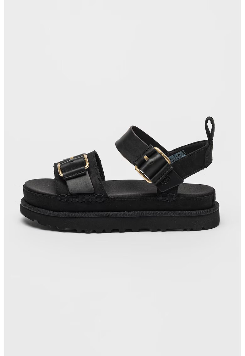 UGG Кожени сандали Goldenstar Villa - Черен