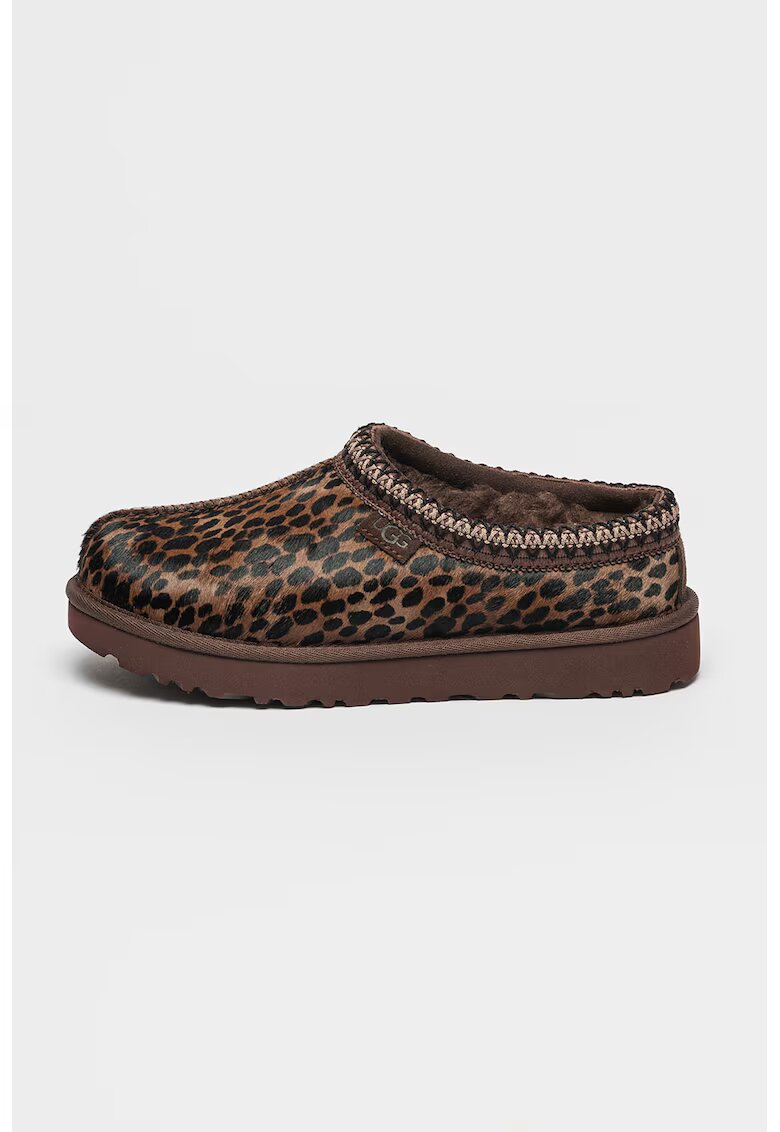 UGG Крокс Tasman с вълнена подплата - Черен/Светлокафяв