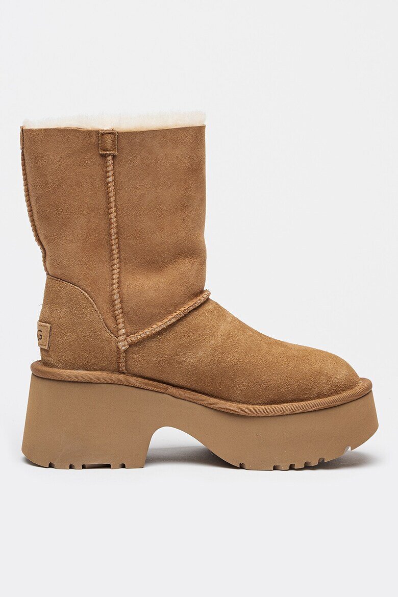 UGG Полускосени велурени ботуши Esmee Камел
