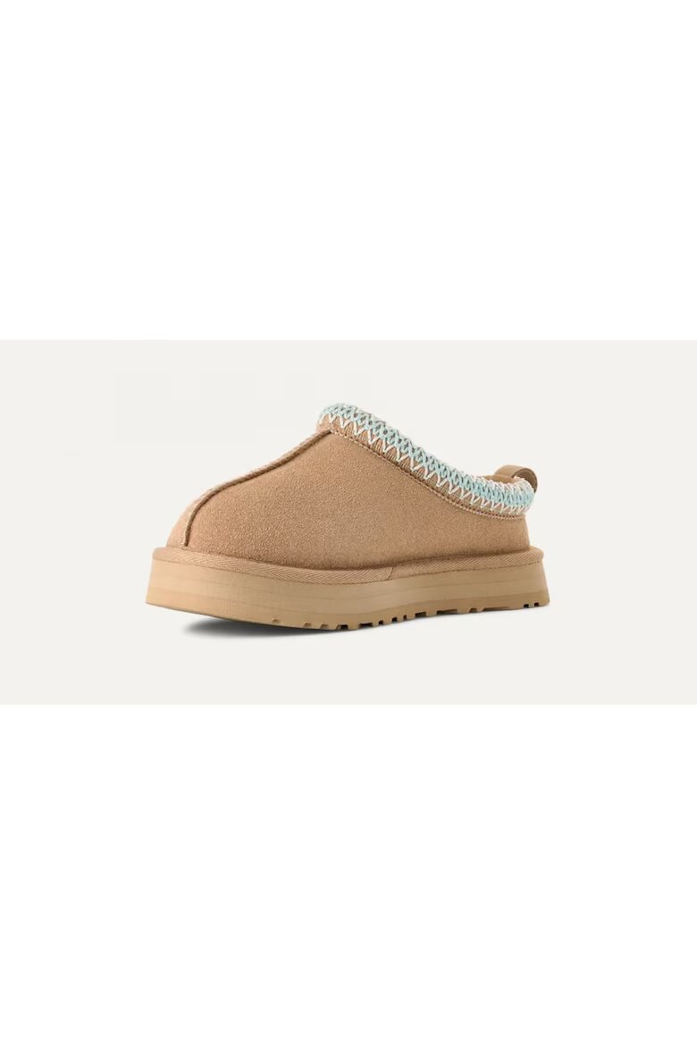 UGG Saboti din piele intoarsa pentru copii Tazz Sand 1122553-SAN