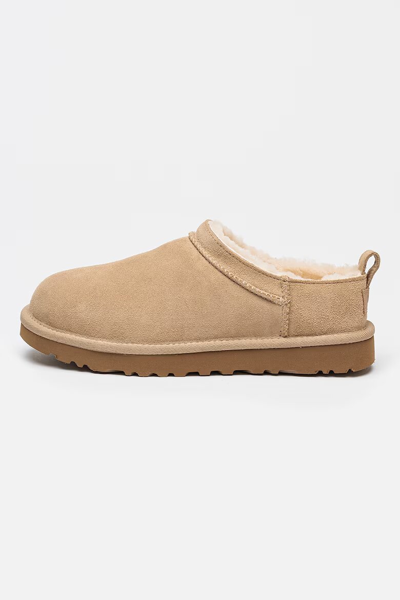 UGG Велурени боти Classic Micro Бежов