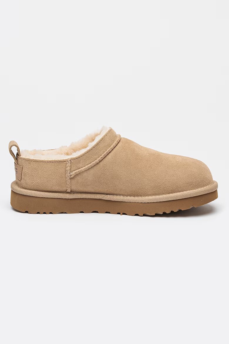 UGG Велурени боти Classic Micro Бежов