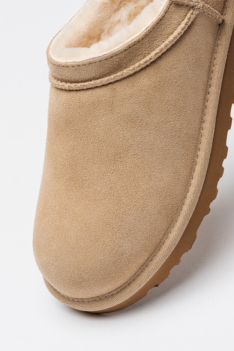 UGG Велурени боти Classic Micro Бежов