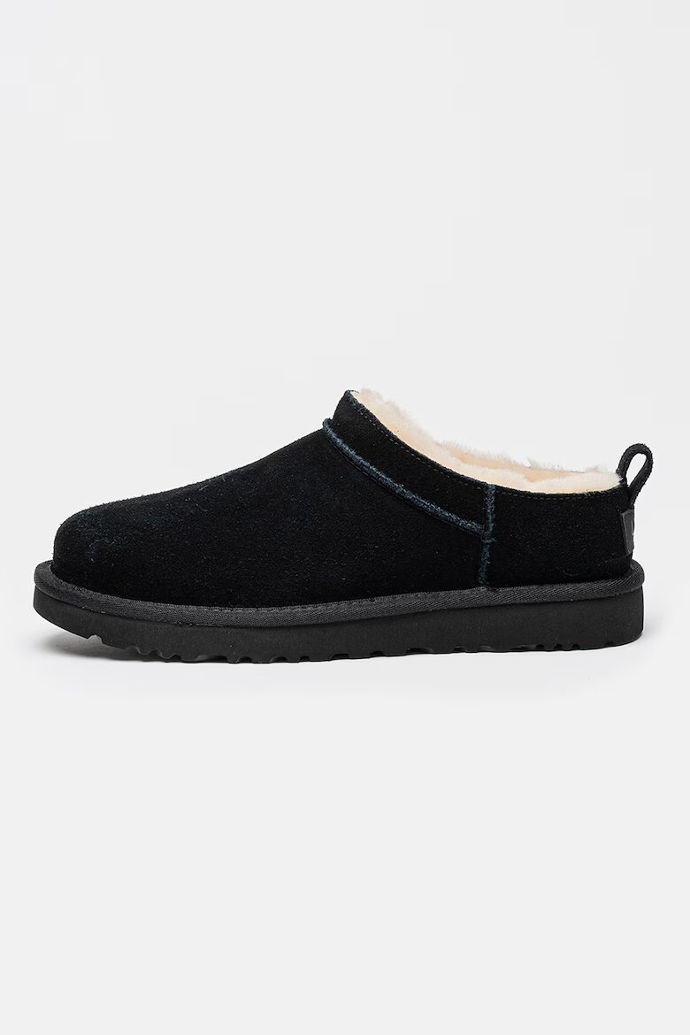 UGG Велурени боти Classic Micro Черен