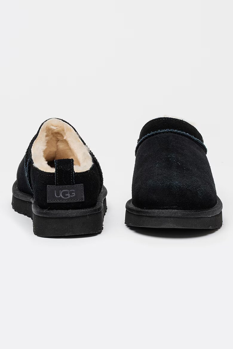UGG Велурени боти Classic Micro Черен