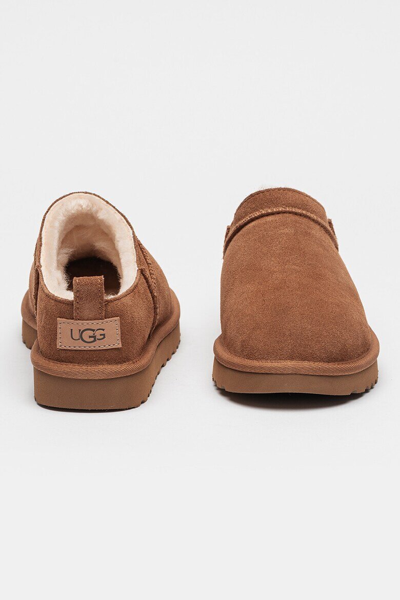 UGG Велурени боти Classic Micro Карамел