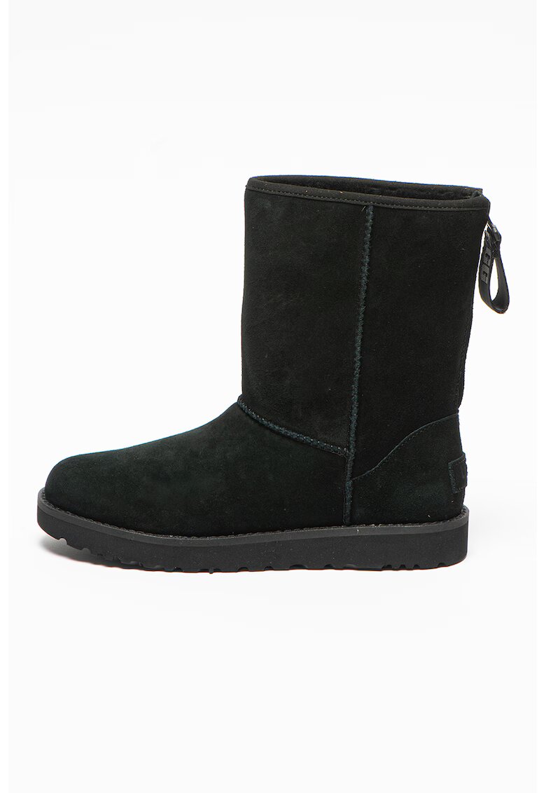 UGG Велурени боти Classic с подплата с вълна