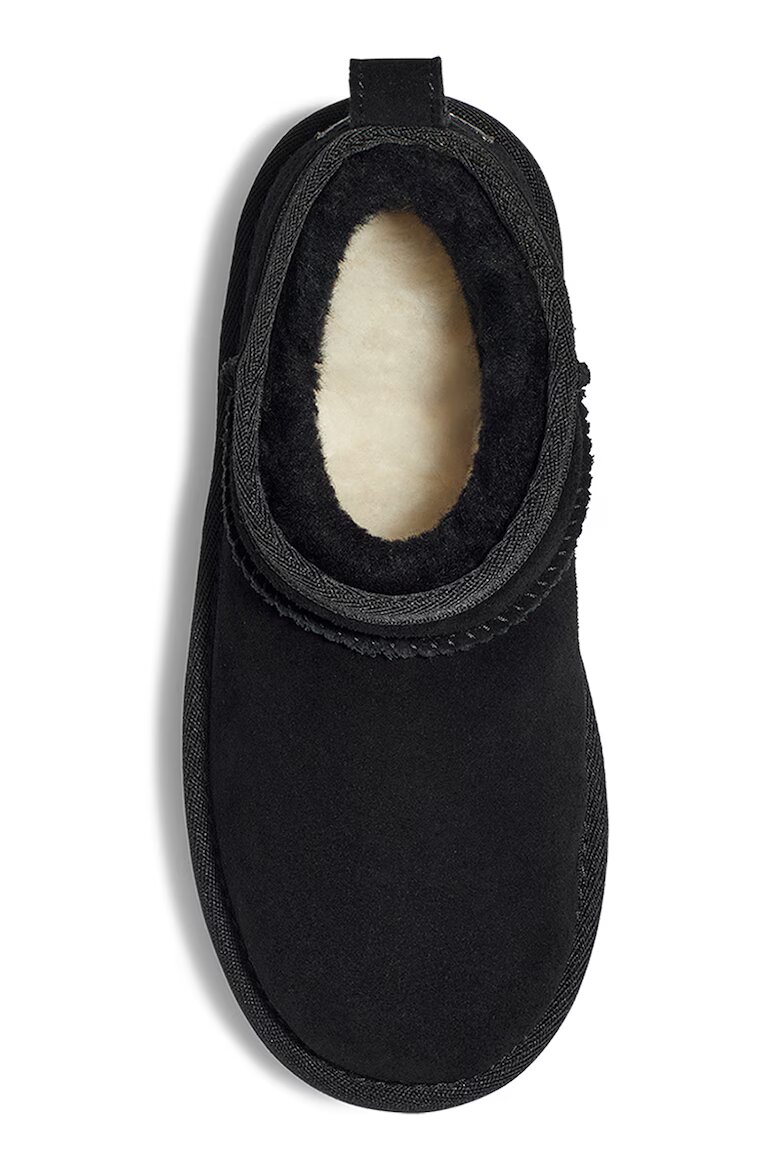 UGG Велурени боти Classic Ultra Черен