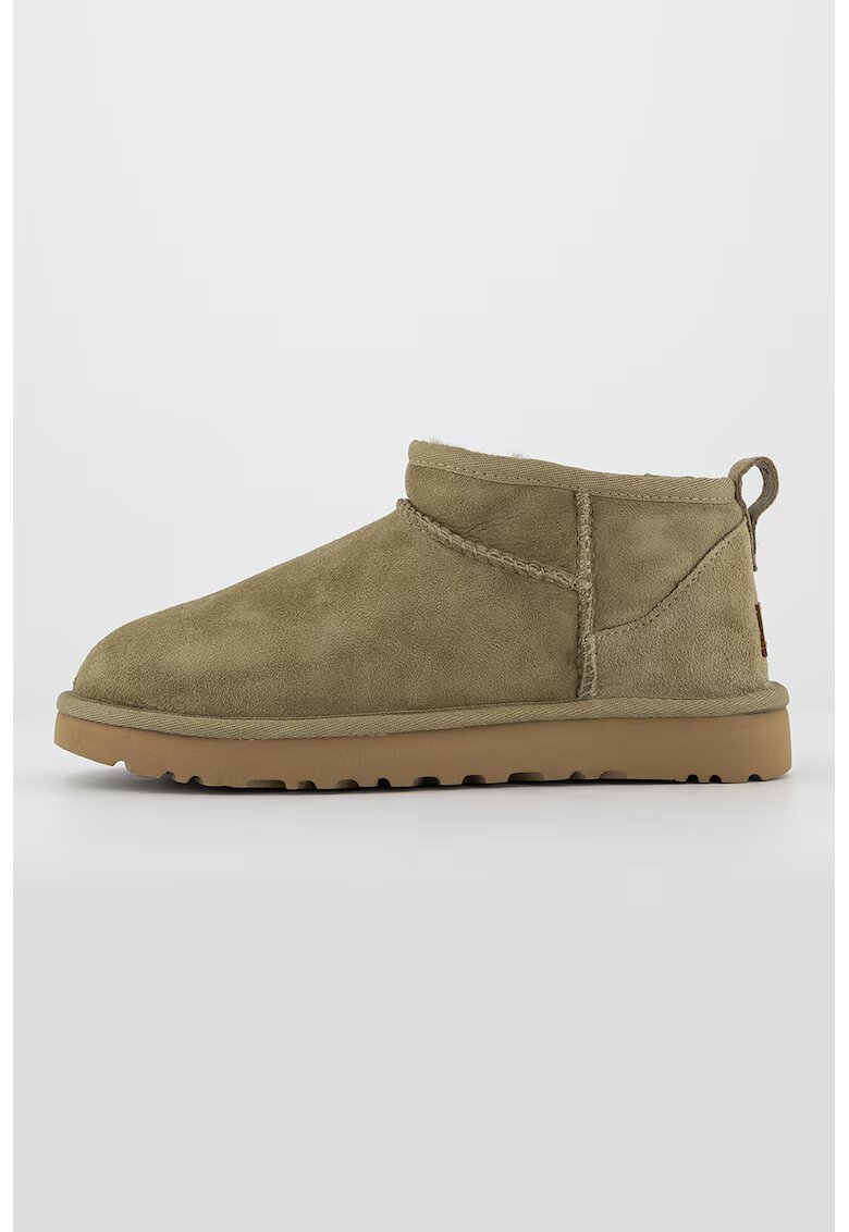 UGG Велурени боти Classic Ultra Mini