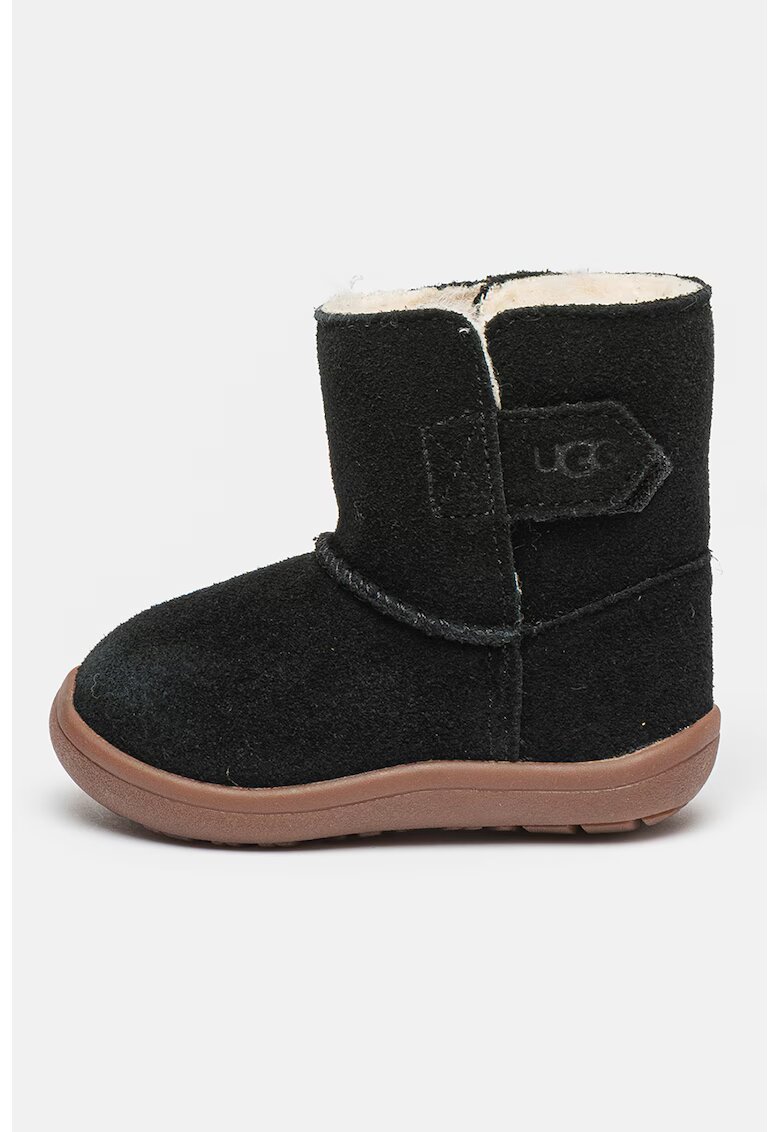 UGG Велурени боти Keelan - Черен