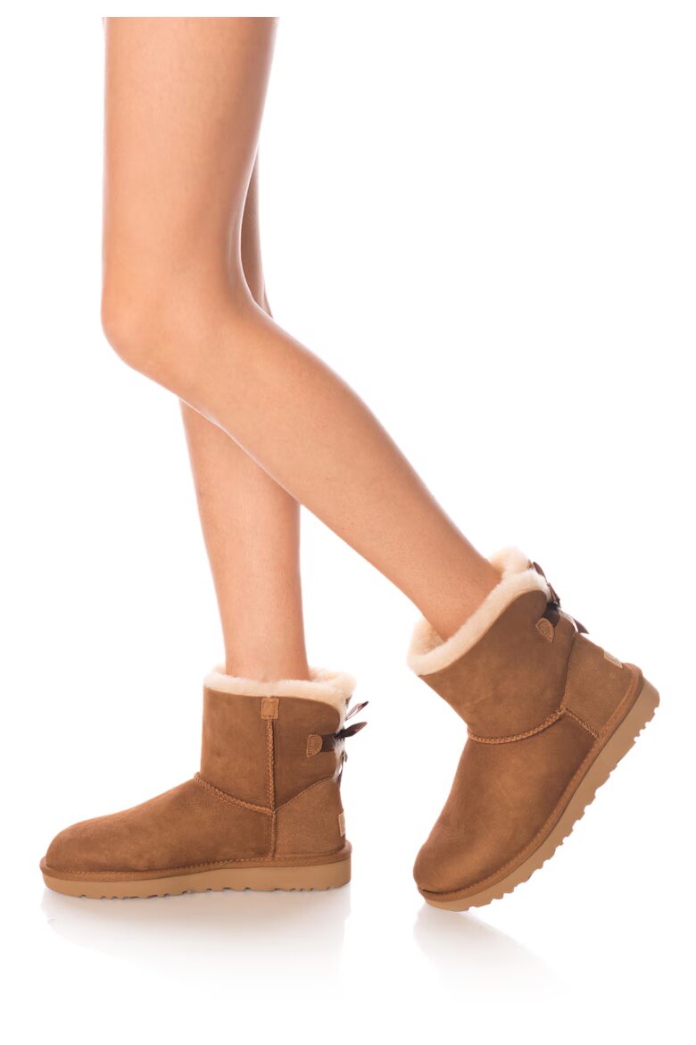 UGG Велурени боти Mini Bailey