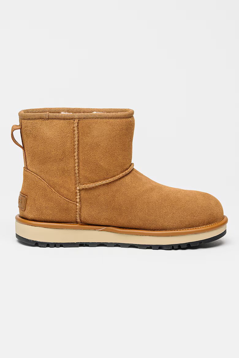 UGG Велурени боти Mini GTX Канелено кафяво