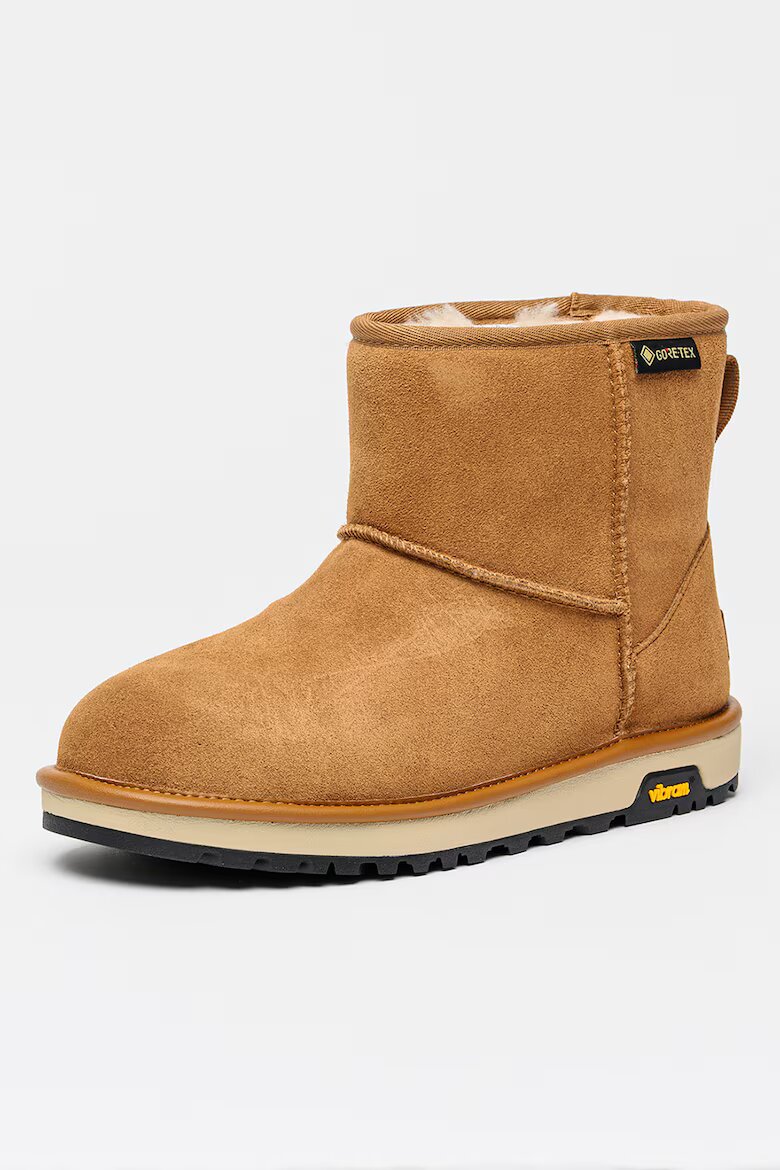 UGG Велурени боти Mini GTX Канелено кафяво