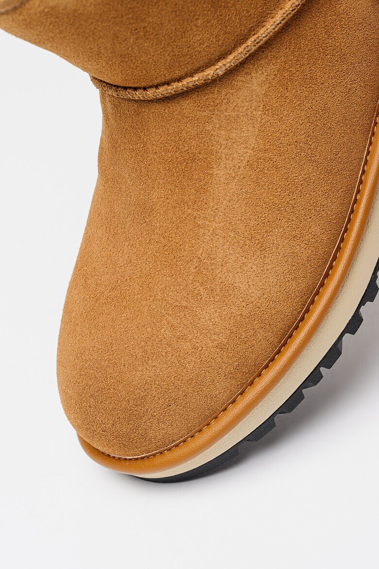 UGG Велурени боти Mini GTX Канелено кафяво