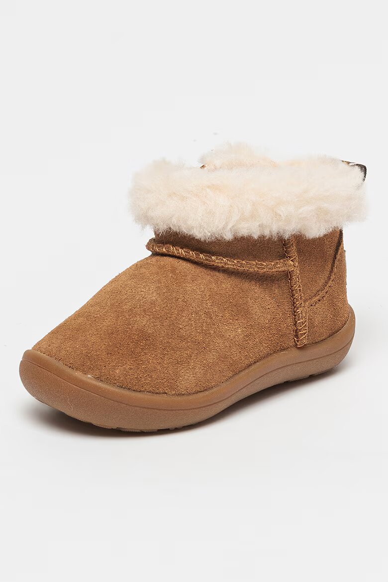 UGG Велурени боти с вълнена вата Kinsey Кафяв