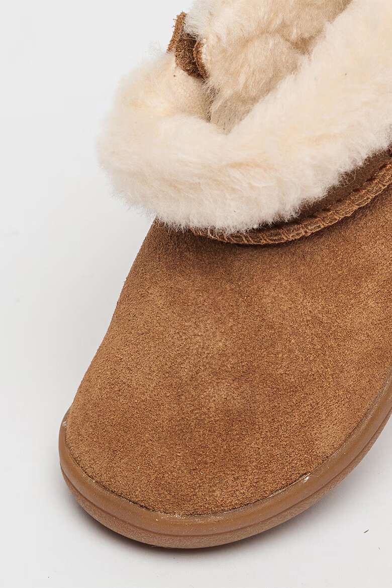 UGG Велурени боти с вълнена вата Kinsey Кафяв